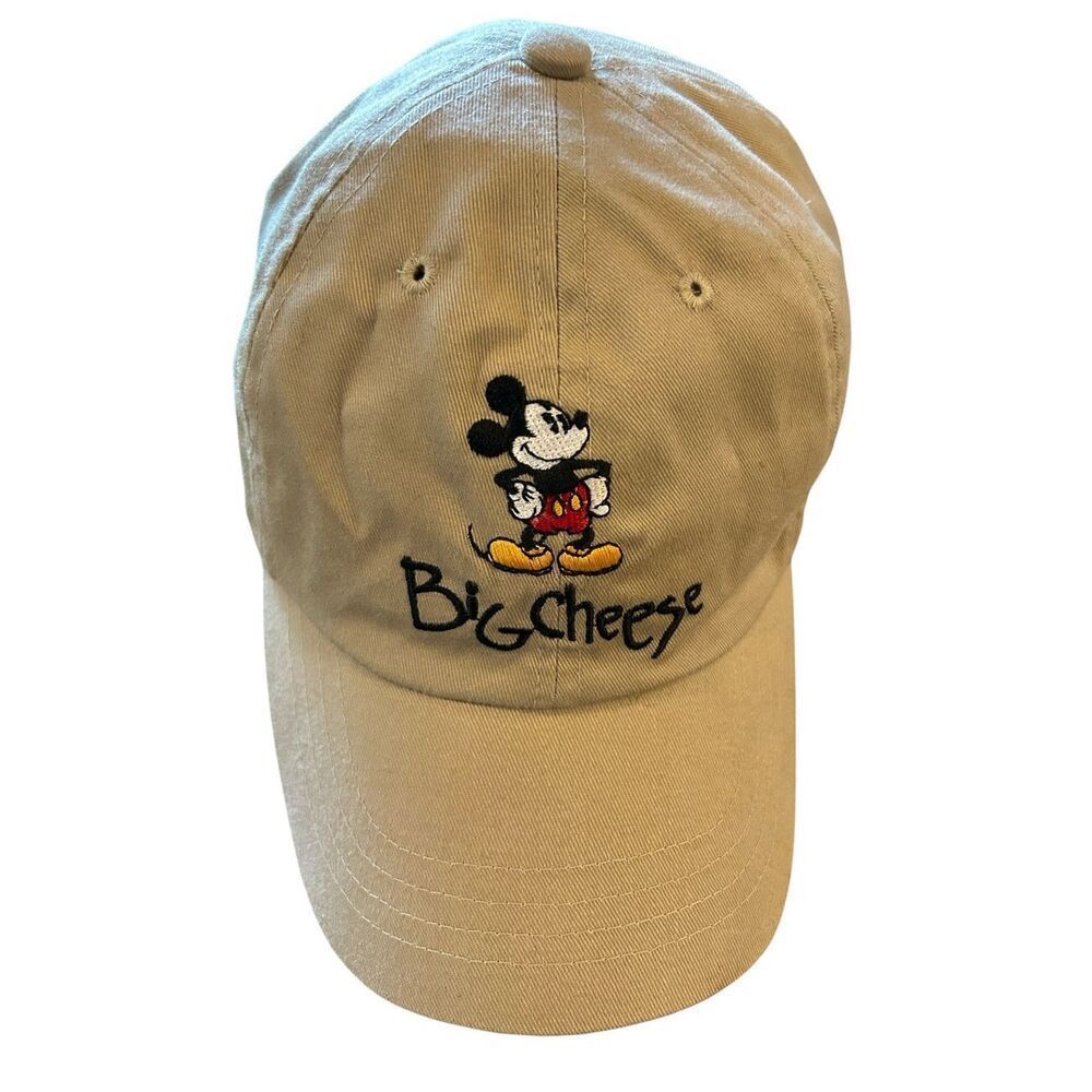 Like NewβDisney Tan Baseball Cap with Embroidered Mickey Logo Adult Unisex